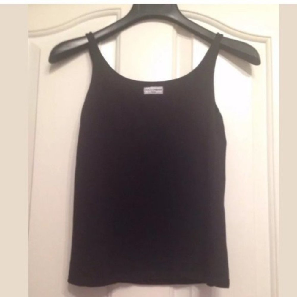 Dolce & Gabanna intimo solid black tank top